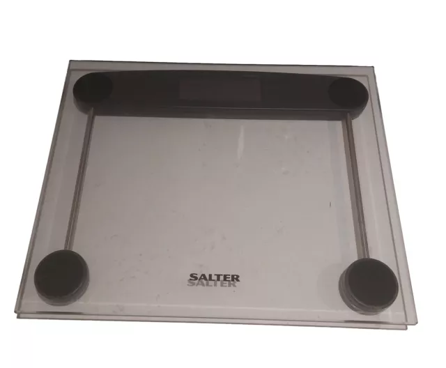 Salter Digital Bathroom Weighing Scale Electronic Compact Tough Glass Platform