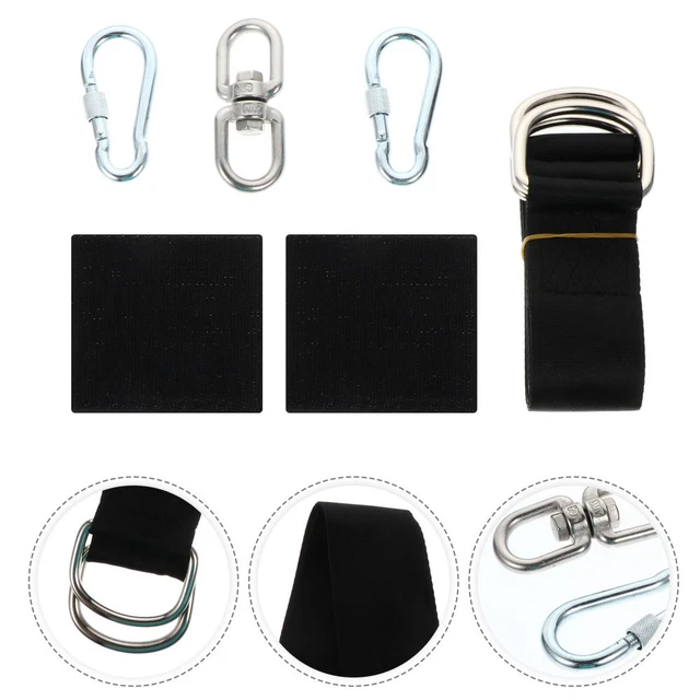 Polyester Hammock Strap Swing Accessories Outdoor Hooks Hanging Portable