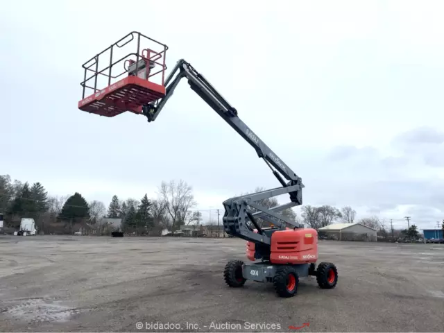 2014 Skyjack SJ63AJ 63' 4WD Diesel Articulating Boom Lift Man Aerial Jib bidadoo