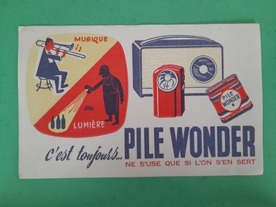 Ancien buvard publicitaire CHOCOLAT LANVIN Neuf collection école 
