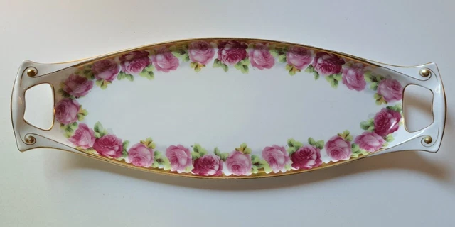 Rosenthal Tablett mit Blumen - 3265 14