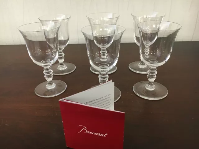 23 verres à eau service Vence  en cristal de Baccarat (prix à la pièce) 2