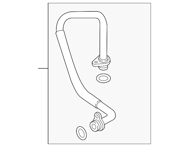 OEM NEW 2013-2019 VW Volkswagen Jetta Passat Beetle Oil Inlet Line 06K145778AB