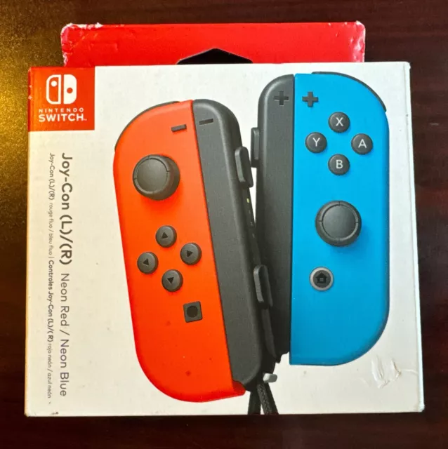 Nintendo Switch Joy Con Joy-cons L/R Left Right Neon Red / Blue BRAND NEW SEALED