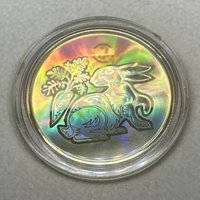 2011 $150 Canada Year of the Rabbit Hologram Gold Coin SEALED W/ OGP