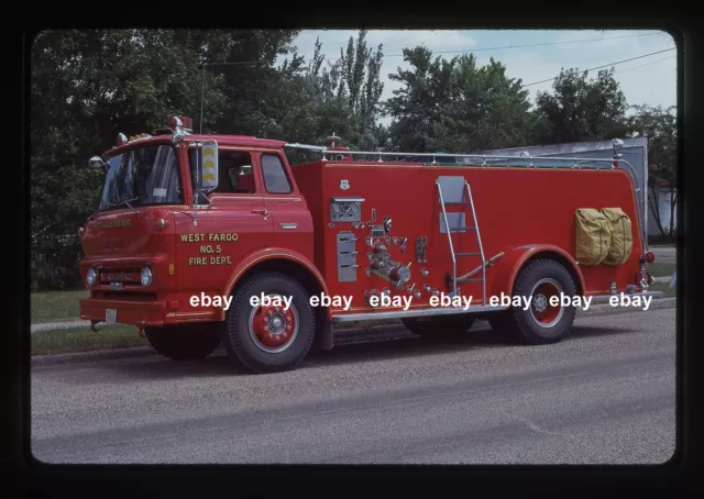 West Fargo ND 1970 Chevrolet COE Howe pumper Fire Apparatus Slide