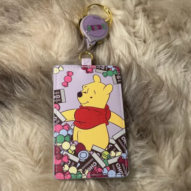 NWT Loungefly Disney Retractable Lanyard - Winnie The Pooh & Sweets