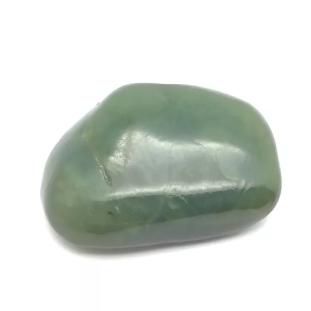 Siberian Nephrite Jade Green Pebble Gem Stone Sayan Mountain Siberia Russia #17