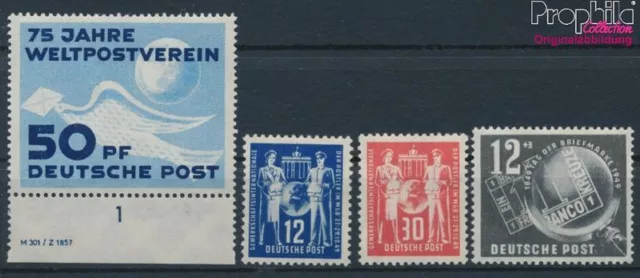 Briefmarken DDR 1949 Mi 242,243-244,245 Jahrgang 1949 komplett postfrisch (10073