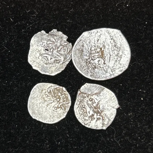 SASA 1600s Lot Of 4 silver coin akche Ottoman Empire Otto104