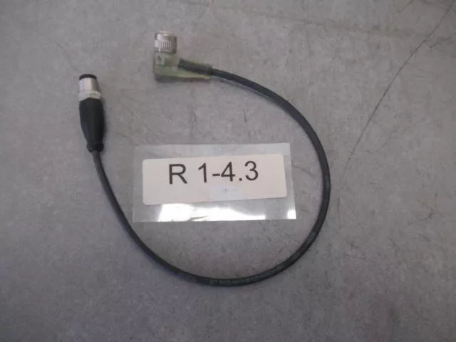 4 X Bosch Rexroth BCC0CRL Cable de Conexión Aprox. 300mm M12X1 Conector/Enchufe