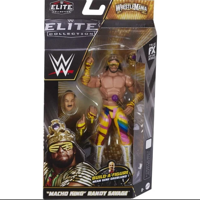 MACHO MAN KING Randy Savage WWE Mattel Wrestlemania 39 Elite Action