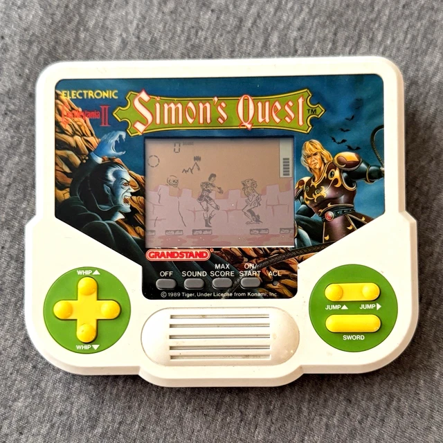 GRANDSTAND / TIGER Castlevania II Simon's Quest Handheld LCD Game