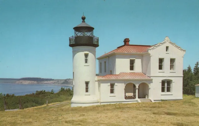 Old Lighthouse Fort Casey Historical State Park Whidby Isle Washington Postcard