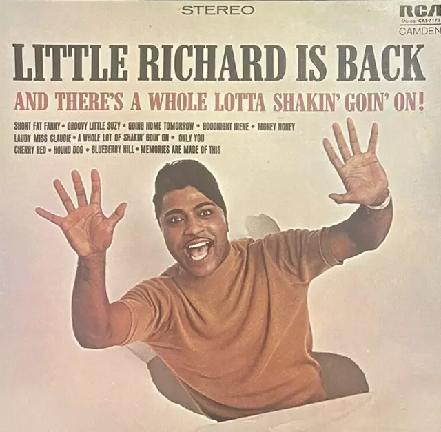 LITTLE RICHARD is Back Whole Lotta Shakin Goin On - Vinyl LP 1973 Australian VG+