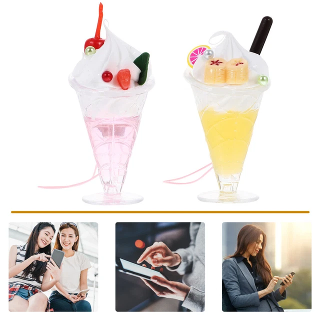 4 Pcs Charme De Téléphone Mignon Manquer Accessoires Portable
