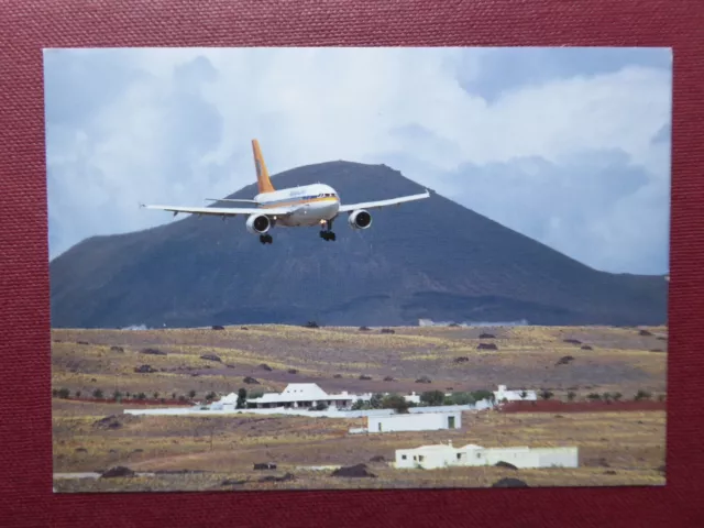 Carte Postale Aviation Airline Post Card Hapag Lloyd Airbus A310
