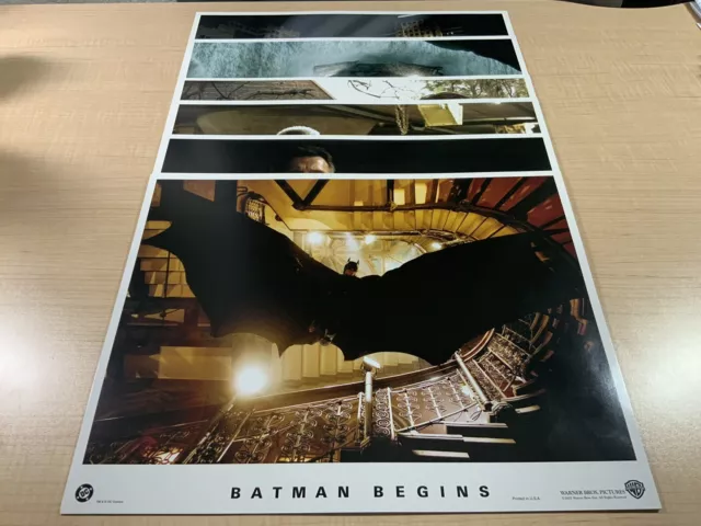 Batman Begins Complete US Lobby Card Set! Bale, Michael Caine, Nolan! 10 Total!
