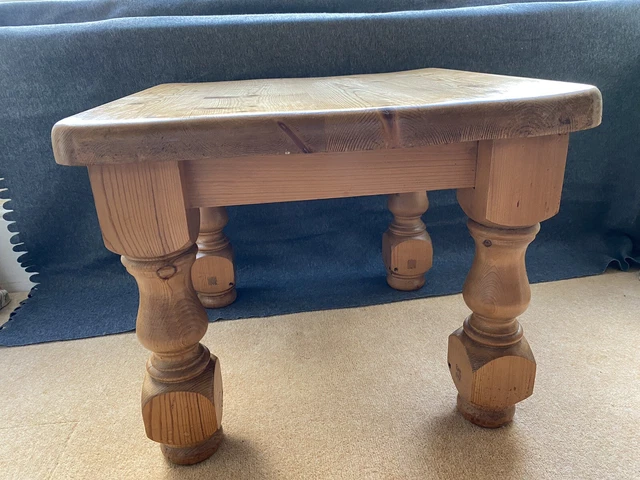Chunky pine coffee table deals