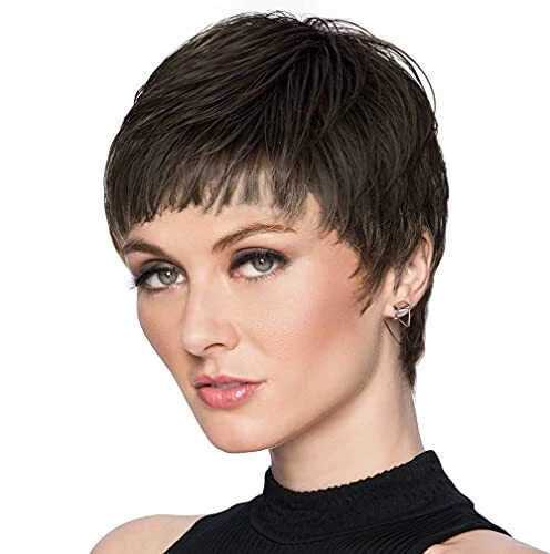 Textured Cut Color R4 MIDNIGHT BROWN - Hairdo Wigs Short Feathered Modern Tru...