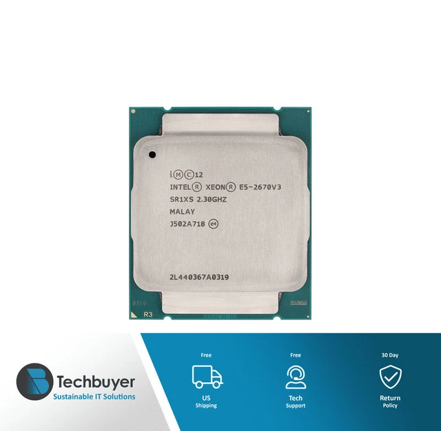 SR1XS - Intel Xeon Processor E5-2670 v3 12 Core 30MB Cache 2.30GHz CPU