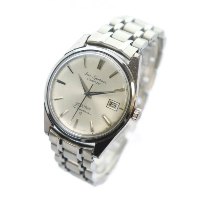 SEIKO SPORTSMAN CALENDAR 17 Jewels Vintage Antique Hand-Winding