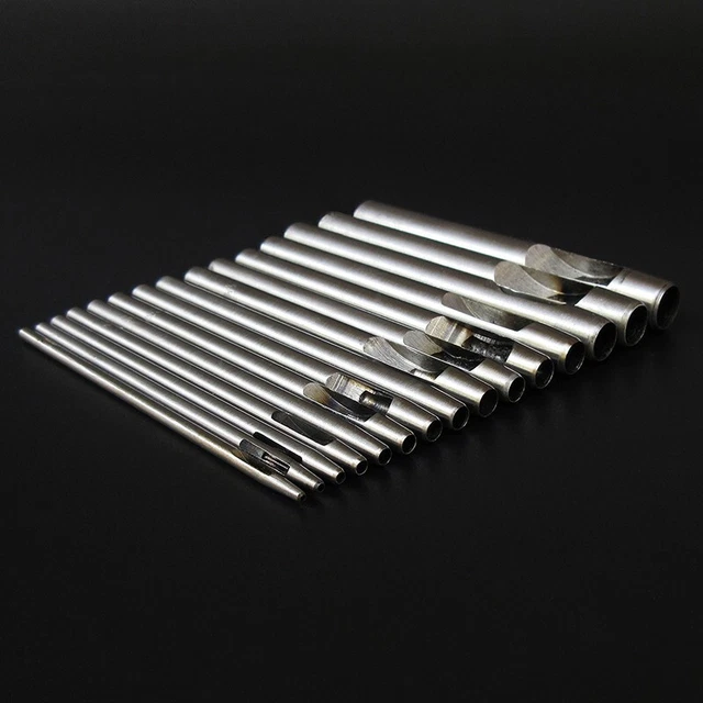 10 ST??CKE DIY Leder Punch-Tool Hohl Puncher G??rtel Loch Leder Handwerk Puncher