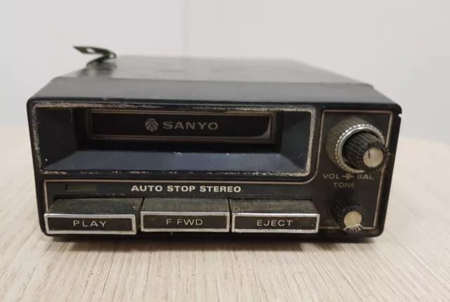 VINTAGE SANYO CAR Cassette Player As Is $20.00 - PicClick AU