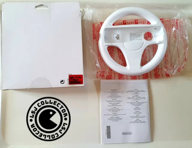 Volant Wii - Wii Wheel - Blanc - Wii - Nintendo Officiel - Complet - Comme Neuf 2