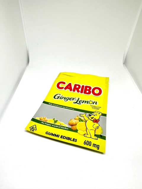 Caribo Ginger Lemon Edibles Wrappers