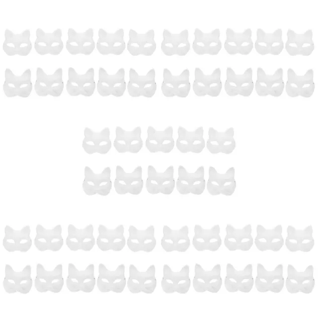 40 PCS HALLOWEEN Cosplay Accessories Cat Mask Fox Pulp Prom $50.34