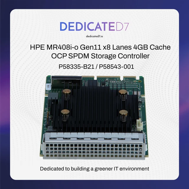Mr408i O Storage Controller HPE MR408i-o Gen11 X8 Lanes 4GB