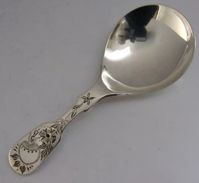 Quality English Solid Sterling Silver Caddy Spoon 1971 Sheffield