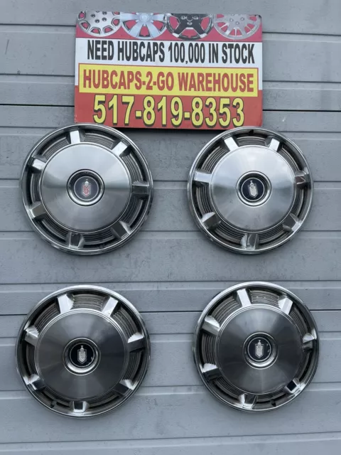 Chevrolet Montecarlo 1973-77  hubcaps 15” Used set 4 Rare Nice Beautiful 3056