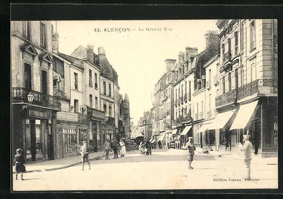 CPA Alencon, La Grand Rue