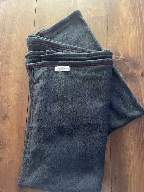 American Airlines Gray Fleece Throw Blanket  36" BY 66"  #3