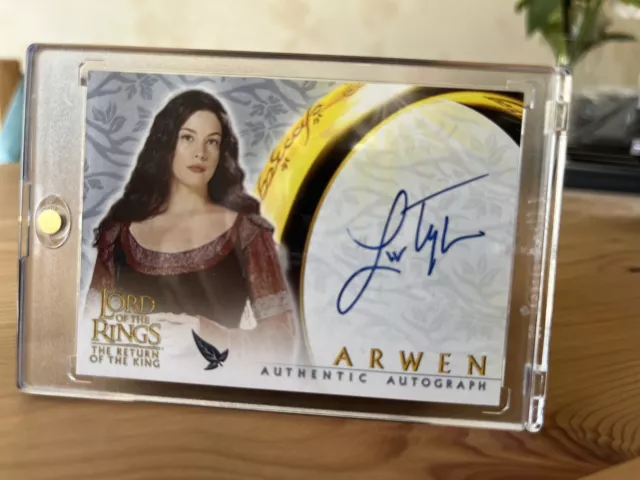 Topps Lord of the Rings Return of the King Auto Liv Tyler Arwen Lotr Autograph