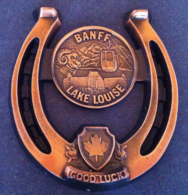 Banff Lake Louise Good Luck Souvenir Horseshoe Vancouver B.c.