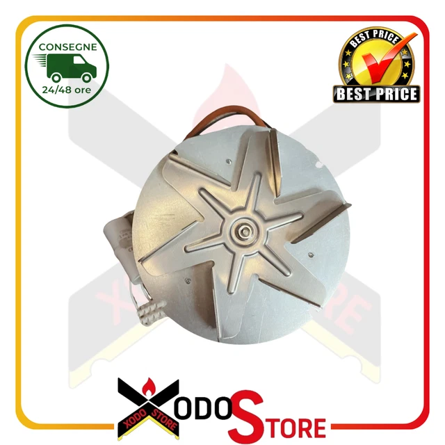 ESTRATTORE ASPIRATORE FUMI PER STUFE A PELLET CON MOTORE ECOFIT 2RECA3, FANDIS VFCA23 Con Ventola Da 25mm Di Altezza, Potenza 23/27 Watt, Diametro Ventola 150mm - Foto 12