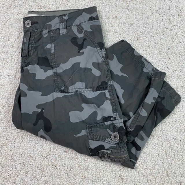 NO BOUNDARIES JUNIORS Pants sz 3 Gray Camouflage Lightweight Crop Cargo  Pockets £18.00 - PicClick UK