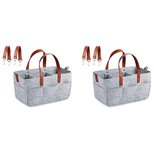 2X Baby   Organizer for Hanging Portable Nursery Storage Bin  Holder StorageP7M7