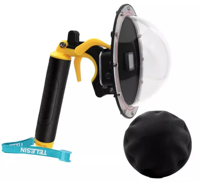 TELESIN 6" Diving Underwater Dome Port Photography Lens Cover for GoPro Hero 5 6 3