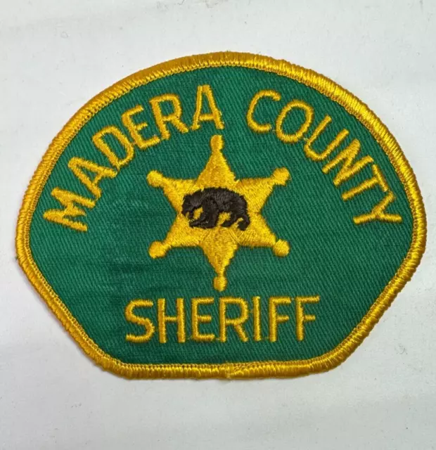 Madera County Sheriff California CA Police Patch K4