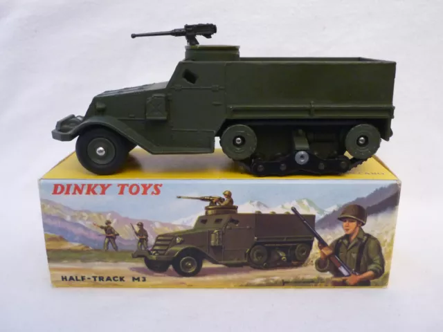 DINKY TOYS Nr. 882 Half-Track M3 mit MG mit OVP , super Zustand