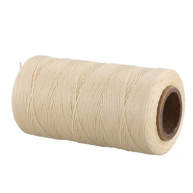260M 150D 1MM Leather Sewing Waxed Wax Thread Hand needle Cord Craft DIY 8977