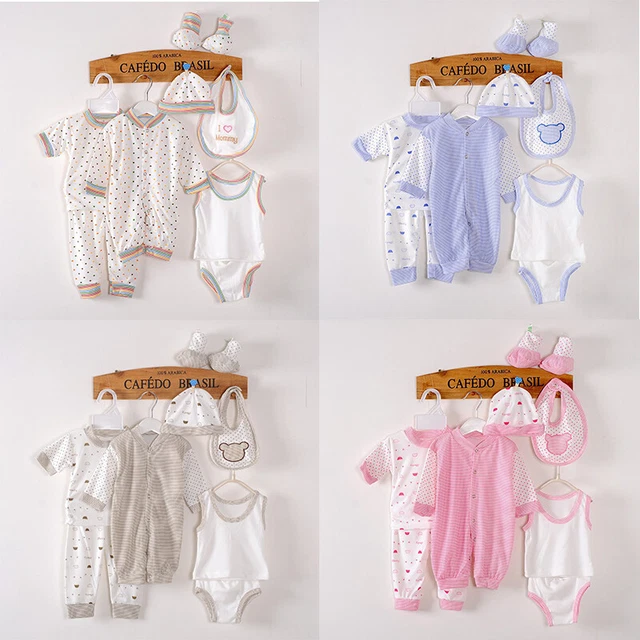 Romper Top Pyjama Newborn Baby Shirt Outfit Clothes Set Unisex Infants