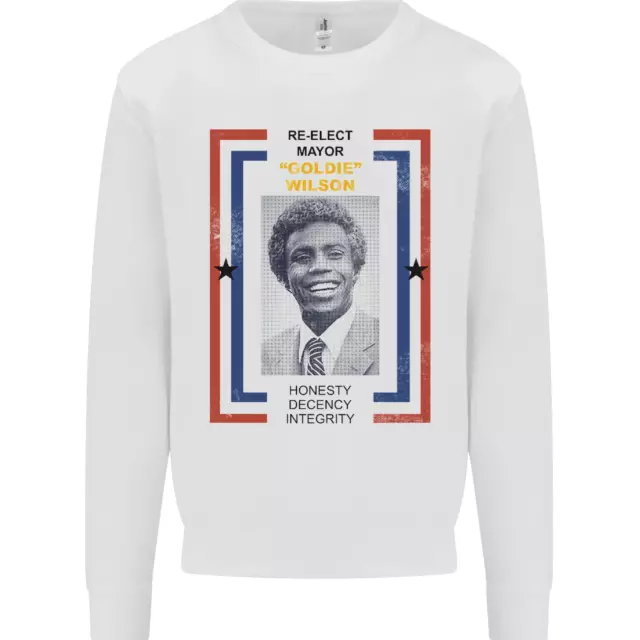 Re-Elect Mayor Goldie Wilson 80s Movie Mens Sweatshirt Jumper