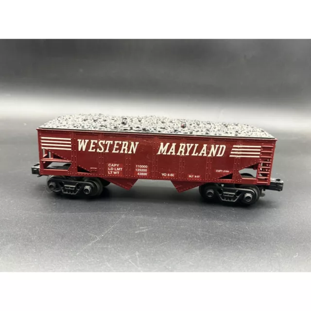 IDM Trains Western Maryland Hopper Car w Coal O Gauge