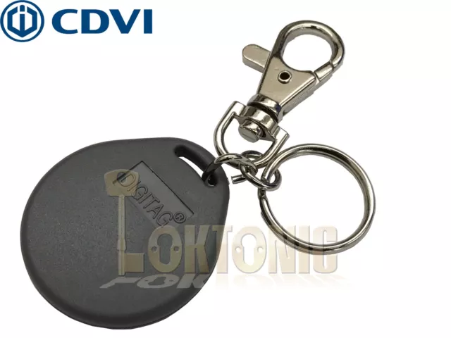 CDVI PPC 125KHz Entry Access Control Proximity Key Fob Tags Passive