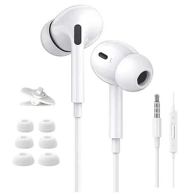 Ecouteurs, Ecouteurs Filaires, Ecouteurs Intra-Auriculaires avec Microphone,
